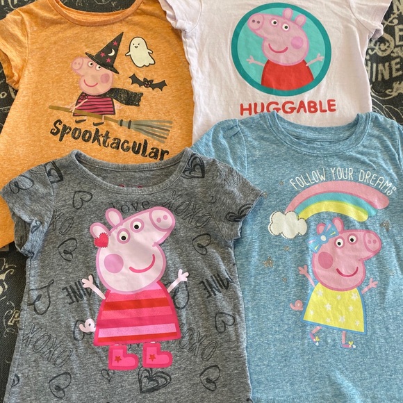 Peppa Pig Other - Bundle 6 toddler tees